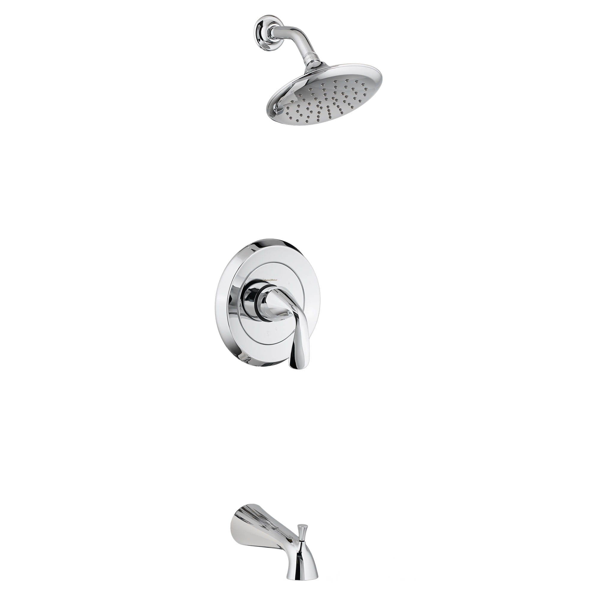 Fluent 25 GPM Tub and Shower Trim Kit with Lever Handle CHROME